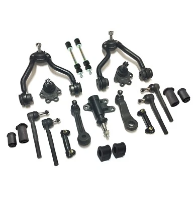 21 Pc Complete Suspension Kit for K1500 K2500 Yukon, Tie Rod End & Sway Bars - Image 1 of 4