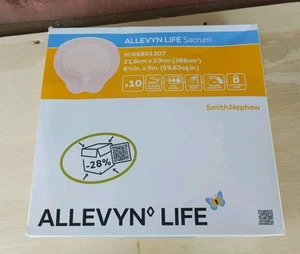 *10 Stück* Smith & Nephew Allevyn Life Sacrum 8,5” x 9” Verband 66801307 - Bild 1 von 7