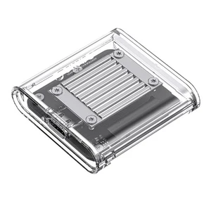  NVMe SSD-Gehäuse 10 Gbit/S PCIe SSD Transparenter Externer Adapter M.2 auf1108 - Bild 1 von 10