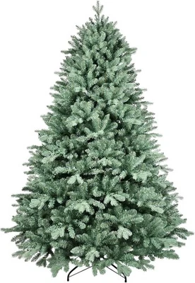 7.5FT Blue Spruce Artificial Christmas Tree Full Xmas Tree w/ 2908 PE&PVC Tips - Image 1 of 4