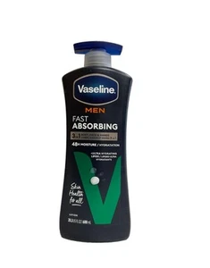 Vaselina crema idratante pelle uomo 20,3 fl oz lozione corpo e viso ad assorbimento rapido - Foto 1 di 2