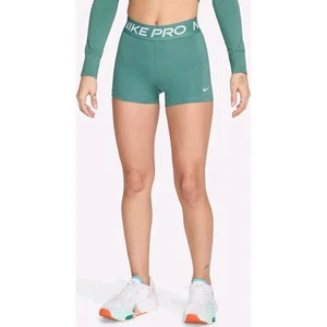 Nike Pro Dri Fit Compression Shorts Green XL Womens Athletic Workout Yoga - Picture 1 of 8