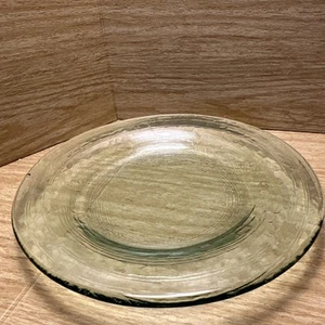 Fire and Light Recycled Glass 8.5"  Green Salad Plate Pasta Bowl - Picture 1 of 9