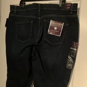Jeans Gloria Vanderbilt Amanda Talla 20W Promedio Supremo Elastizado Lavado Oscuro - Imagen 1 de 8
