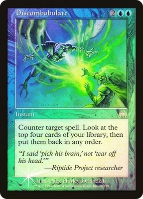 Onslaught   MTG  FOIL  Discombobulate   Magic - Image 1 of 2