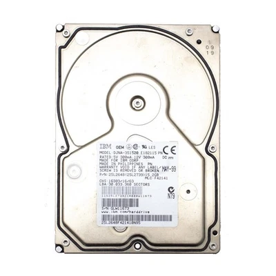IBM DJNA-351520 15.2GB IDE 3.5" HDD Hard Disk PATA EIDE Hard Drive PC - Image 1 of 2
