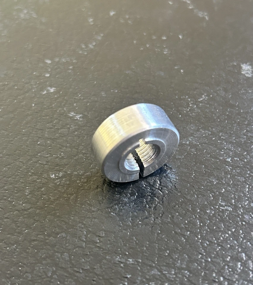 NEW - Aluminum Universal Hub Axle Bearing Lock Collar - 3/8"x24tpi BMX - Image 1 of 3