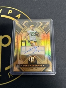 LUKE MUSGRAVE 2023 PANINI GOLD STANDARD #163 PACKERS ROOKIE RC AUTO /199 - Picture 1 of 2