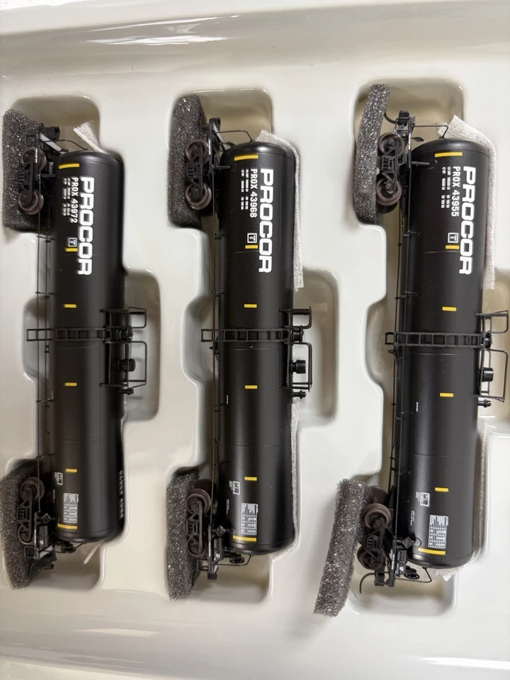 Athearn N Scale PROCOR Ethanol Tank Car Lot of 6 – 11886 11887 Discontinued - Image 1 of 4