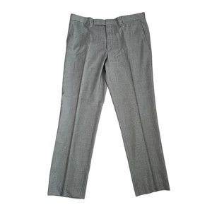 Polo Ralph Lauren Mens Wool Trousers Pants 100% Virgin Wool Gray 36x32 - Picture 1 of 10
