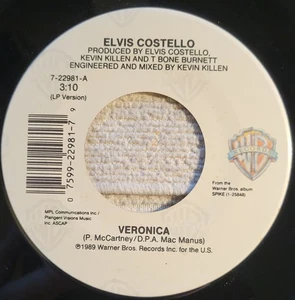 Elvis Costello "Veronica / You're No Good" VG+ - Picture 1 of 3