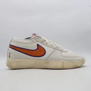 Nike Book 1 Valley Basketball Herren 10,5 Weiß Lila Gold Turnschuhe FJ4249 106 - Bild 1 von 9