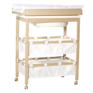 Roba Baby-Pool 1251 Bade-Wickel-Kombination Holz natur - Bild 1 von 1