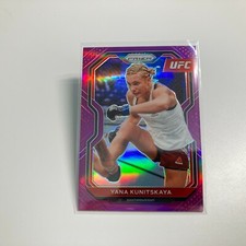 Yana Kunitskaya 2021 Panini Prizm UFC Purple Refractor Card 74/149 #83
