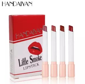 4x Matte Velvet Long Lasting Non Fading Red Pink Peach Beige Coral Lipstick - Picture 1 of 3