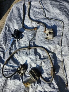 1998 Arctic Cat 300 4x4 Brake Caliper Hoses Lines Lever ( Entire Assembly ) - Picture 1 of 8