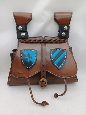 Ручной работы средневековый кожаный ремень мешок - Rennaisance, косплей, реконструкция MB2 - Изображение 1 из 4