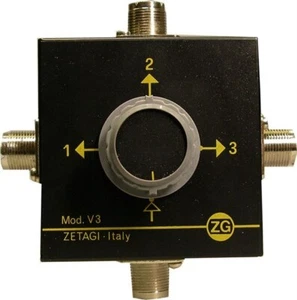 Zetagi V3 3-Way Antenna Switch 2KW Max - Picture 1 of 1