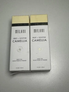 NEW Milani Prep + Soothe Camellia Face Oil (1 Fl. Oz.) Vegan, Cruelty-Free-qty2 - Picture 1 of 5