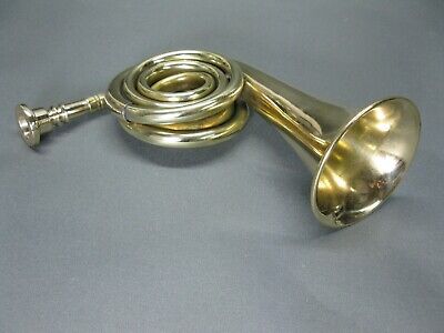 Messing Jagdhorn Posthorn  22 Cm Brass  Trompete • 55€