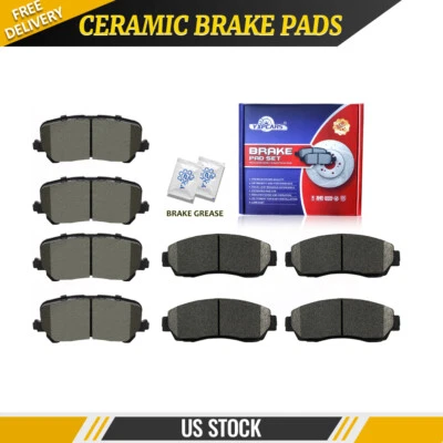 Juego de pastillas de freno cerámicas delanteras traseras Honda Passport 2019 2020 2021-2025 Foto 1 de 4