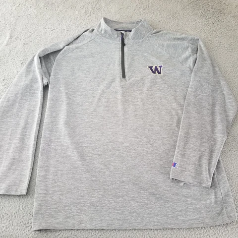 University of Washington Huskies Champion Sweatshirt Mens Large Long Sleeve Zip Cover