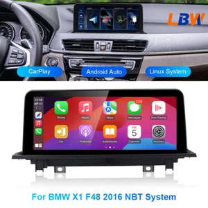 Reproductor estéreo de pantalla multimedia para automóvil de 10,25"" Linux para BMW X1 F48 2016 sistema NBT - Imagen 1 de 12