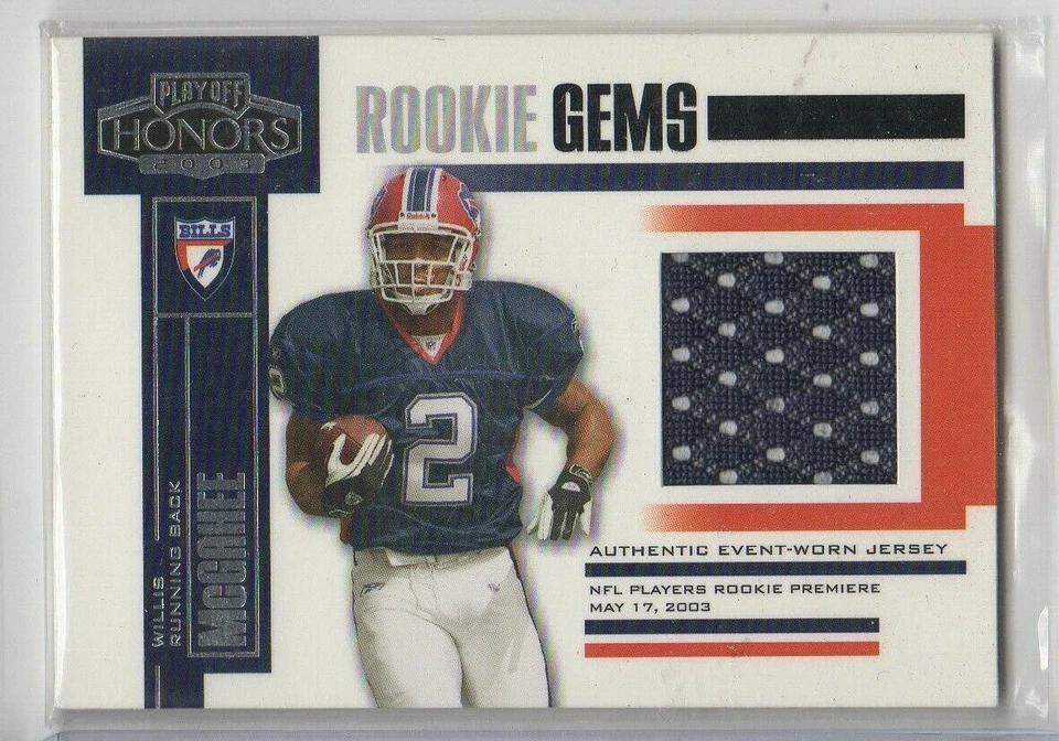 YOU PICK - Buffalo Bills CERTIFIED AUTOGRAPH AUTO SERIAL GU COA STAR HOF RC 712 - Image 1 of 1