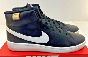 NIKE Men's Court Royale 2 Mid #CQ9179 001 - Black / White NWD - Picture 1 of 4