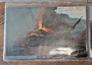Postal Vesubio de Nápoles en Eruzione Cook & Son 1903 - Imagen 1 de 2