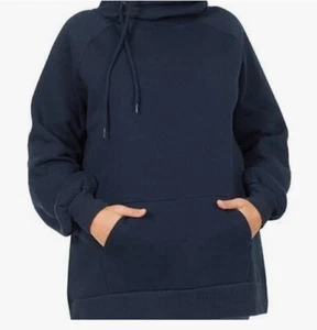 Zenana - dunkelblauer Pullover Hoodie mit Kängurutasche - Gr. XL - Bild 1 von 1