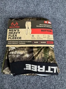 Realtree Edge Apx M Mens Heavyweight Fleece Thermal Underwear Base Layer Bottom - Picture 1 of 7