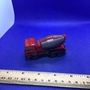 Majorette Man TGS Concrete Mixer Red 1/87 (3 Inches) Loose Near Mint - Picture 1 of 4