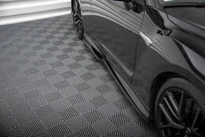 Umbral lateral enfoque para Nissan GTR R35 Facelift negro alto brillo umbral - Imagen 1 de 6