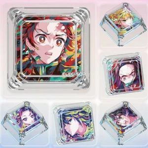 Anime Demon Slayer Novel Transparent Tokisaki Cute Clear Keycaps for MX Keyboard - Picture 1 of 24