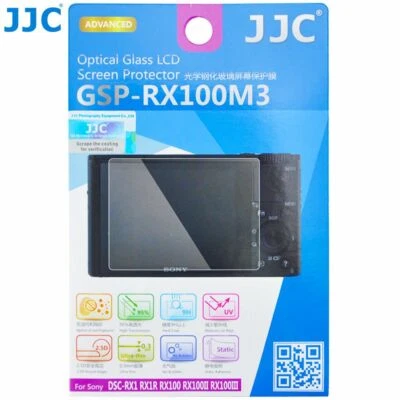 JJC GSP-RX100M3 GLASS LCD Screen Protector Film for Sony RX1 RX100VI RX1R - Image 1 of 4