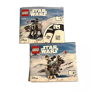 LEGO Star Wars: AT-AT vs. Tauntaun Microfighters 75298 Manuals - Picture 1 of 2
