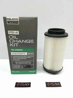 Kit de servicio Polaris Scrambler 850 2013-2020 OEM - Filtro de aire de cambio de aceite Foto 1 de 2