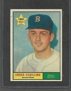 1961 Topps Baseball #499 Chuck Schilling EXMT 04991