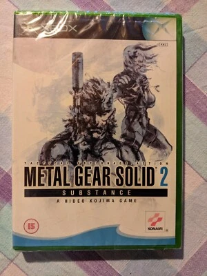 XBOX KONAMI MGS Metal Gear Solid 2 Subsance New Sealed - Image 1 of 2