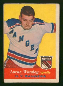 Lorne Gump Worsley 1957-58 Topps 57-58 #53 sehr guter Zustand + 94580 - Bild 1 von 2