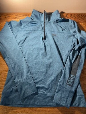 Pullover Victoria Secret 2014 para mujer rosa azul 1/4 cremallera talla L  Foto 1 de 4