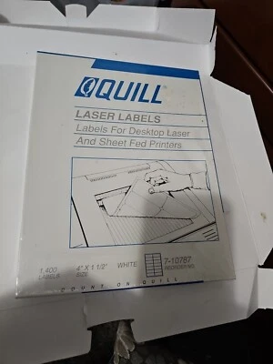 Quill Laser Labels 1,400 Labels  - Image 1 of 4
