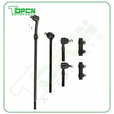 New 6pcs Suspension Steering Tie Rod Ends Kit For Ford F-100 150 250 350 Bronco Foto 1 de 4