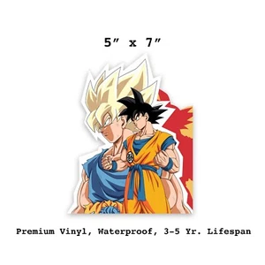 Anime Luchador Dragón Dibujos Animados Vinilo Parachoques Waifu Pegatina Manga Impermeable - Imagen 1 de 2