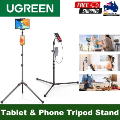 Ugreen 2-In-1 Tablet & Phone Tripod Stand iPad Holder 174cm Adjustable Height - image 1 of 4