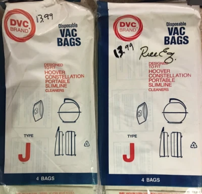 DVC Brand Sweeper Bags Size J-7 Alike-Designed to fit Hoover Constellation Slim - Image 1 of 2