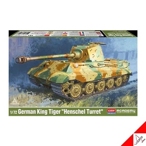 Academy 1/72 German King Tiger "Henschel Turret" Tank Hobby Model Kit #13423 - Bild 1 von 3