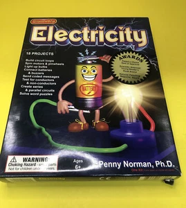 ScienceWiz Elektrizität 18 Projekte Kinder Pädagogische Wissenschaft Buch & Aktivität Kit - Bild 1 von 6