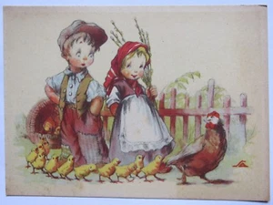02E16 CARTE POSTALE CPSM 1950 - HUMOUR AMOURETTES D'ENFANTS ILLUSTRATEUR SA - Bild 1 von 2